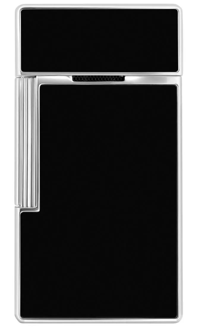 Artikelbild: S.T. Dupont Biggy schwarz chrom Feuerzeug hinten Produktbild: S.T. Dupont Biggy schwarz chrom Feuerzeug hinten