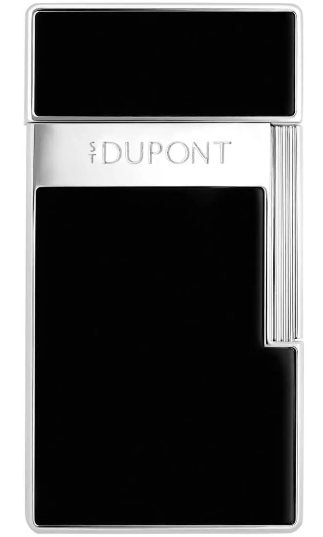 Artikelbild: S.T. Dupont Biggy schwarz chrom Feuerzeug vorne Produktbild: S.T. Dupont Biggy schwarz chrom Feuerzeug vorne