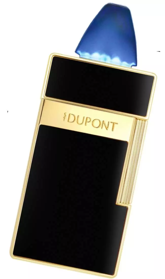 Artikelbild: S.T. Dupont Biggy schwarz gold Feuerzeug mit Flamme Produktbild: S.T. Dupont Biggy schwarz gold Feuerzeug mit Flamme