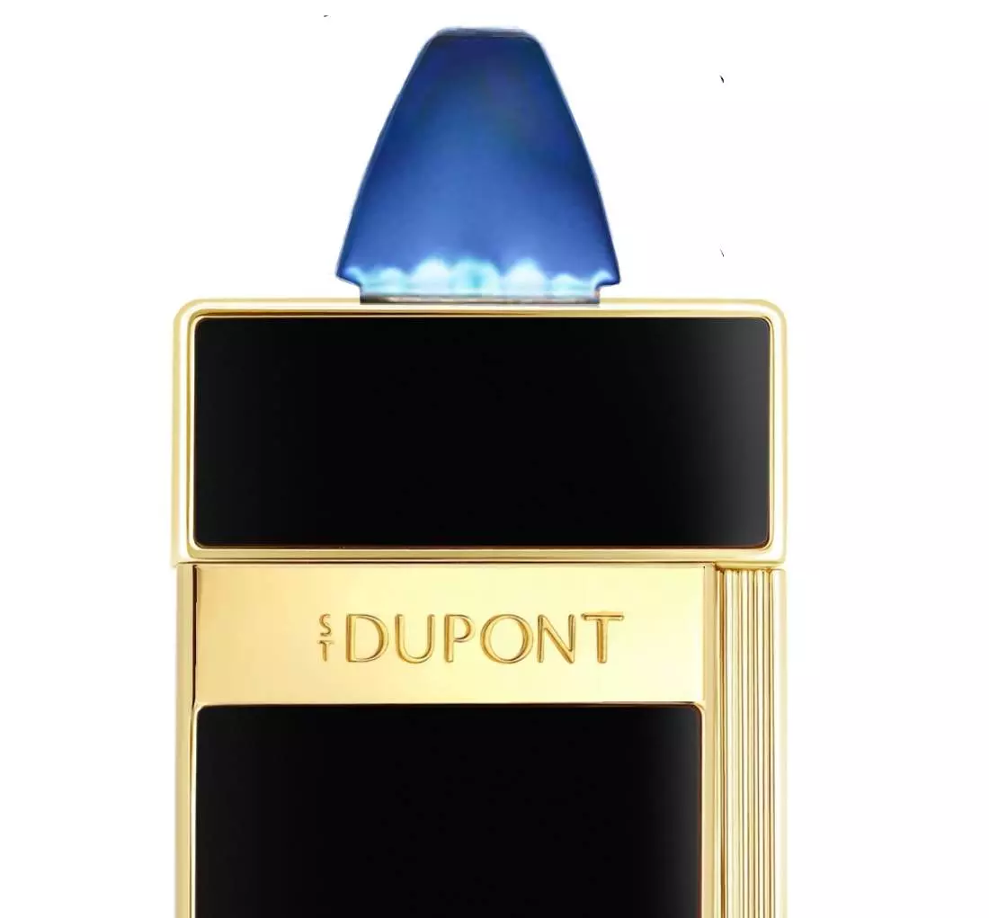 Artikelbild: S.T. Dupont Biggy schwarz gold Feuerzeug Flamme Produktbild: S.T. Dupont Biggy schwarz gold Feuerzeug Flamme