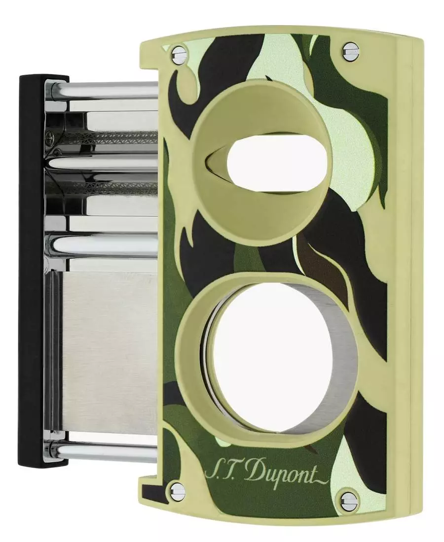 Produktbild: S.T. Dupont Camo Green 2-in-1 Cutter offen