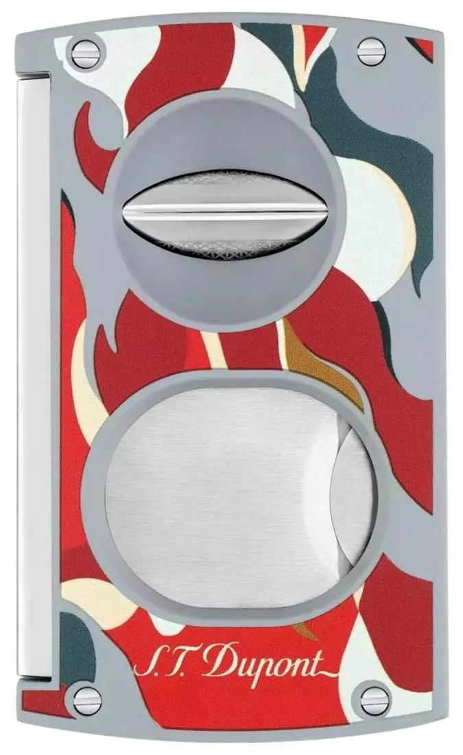 Produktbild: S.T. Dupont Camo Red 2-in-1 Cutter hinten