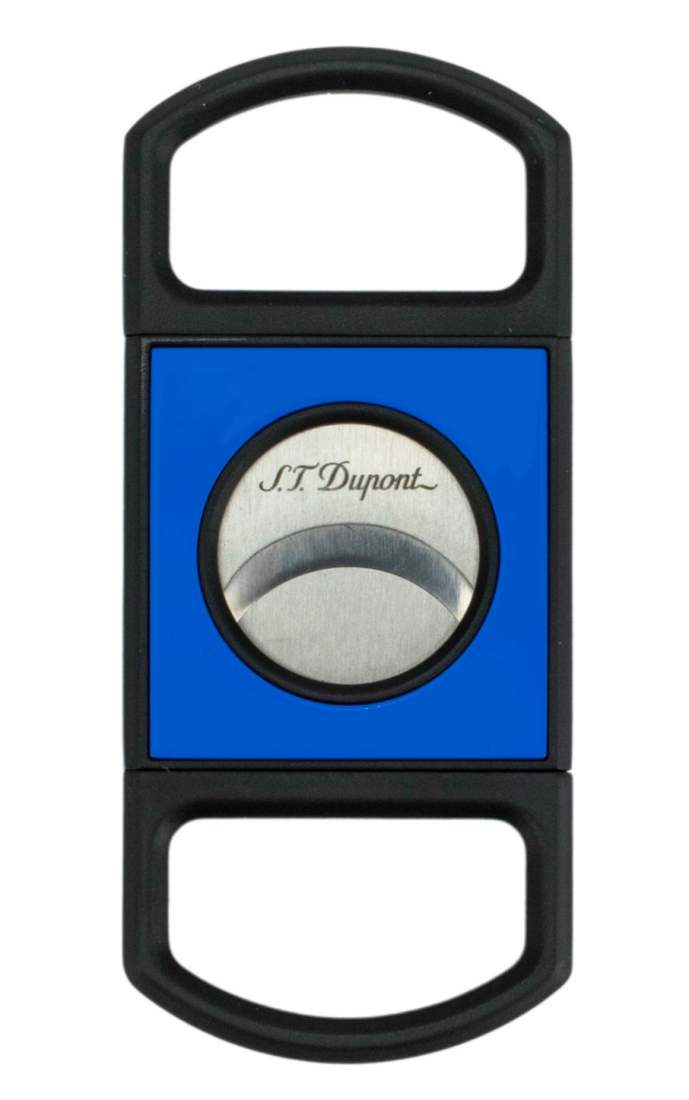 Produktbild: S.T. Dupont Zigarrencutter Fluo blau schwarz 21mm Schnitt