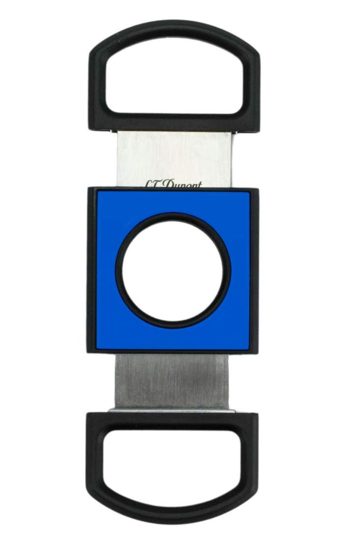 Produktbild: S.T. Dupont Zigarrencutter Fluo blau schwarz 21mm Schnitt