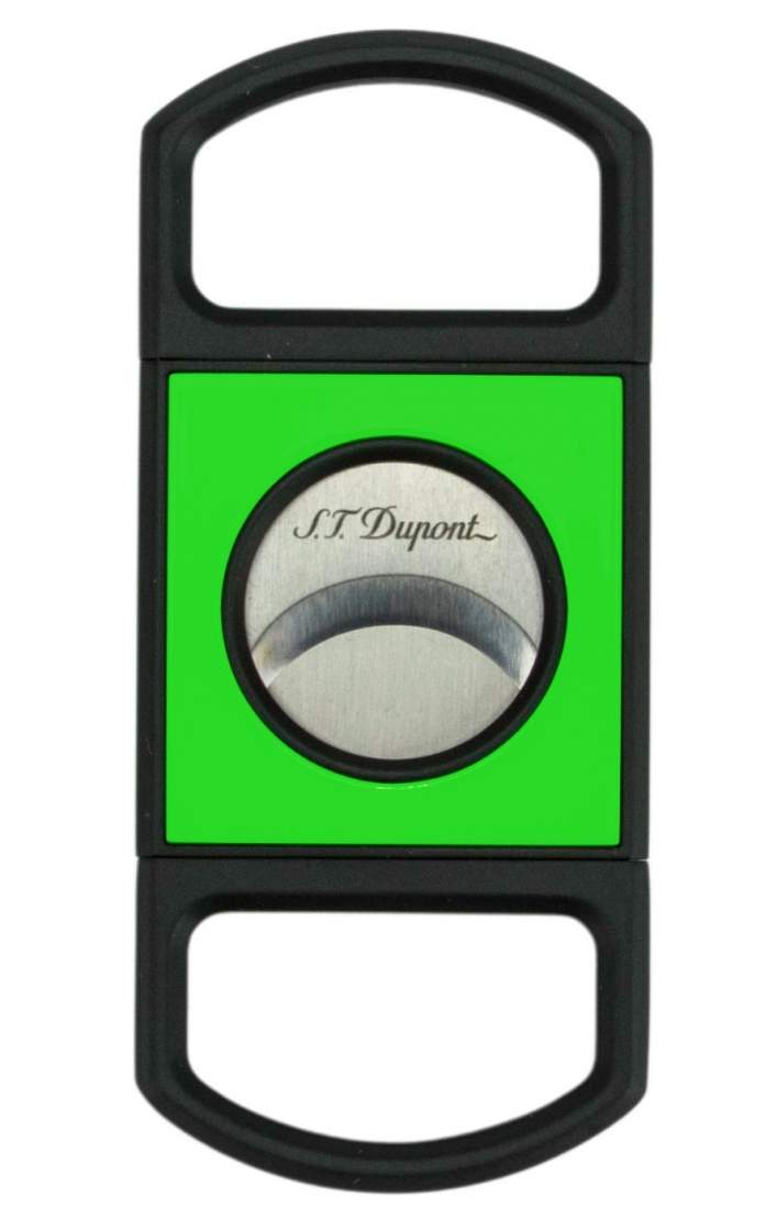 Produktbild: S.T. Dupont Zigarrencutter Fluo grün schwarz 21mm Schnitt