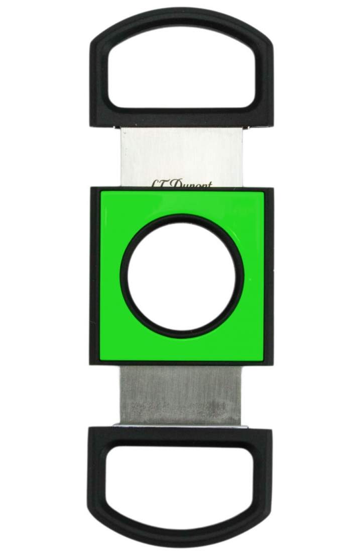 Produktbild: S.T. Dupont Zigarrencutter Fluo grün schwarz 21mm Schnitt