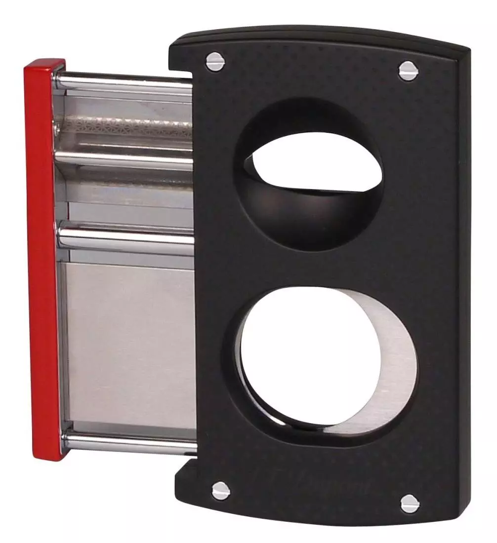 Produktbild: S.T. Dupont 2-in-1 Cutter schwarz rot offen