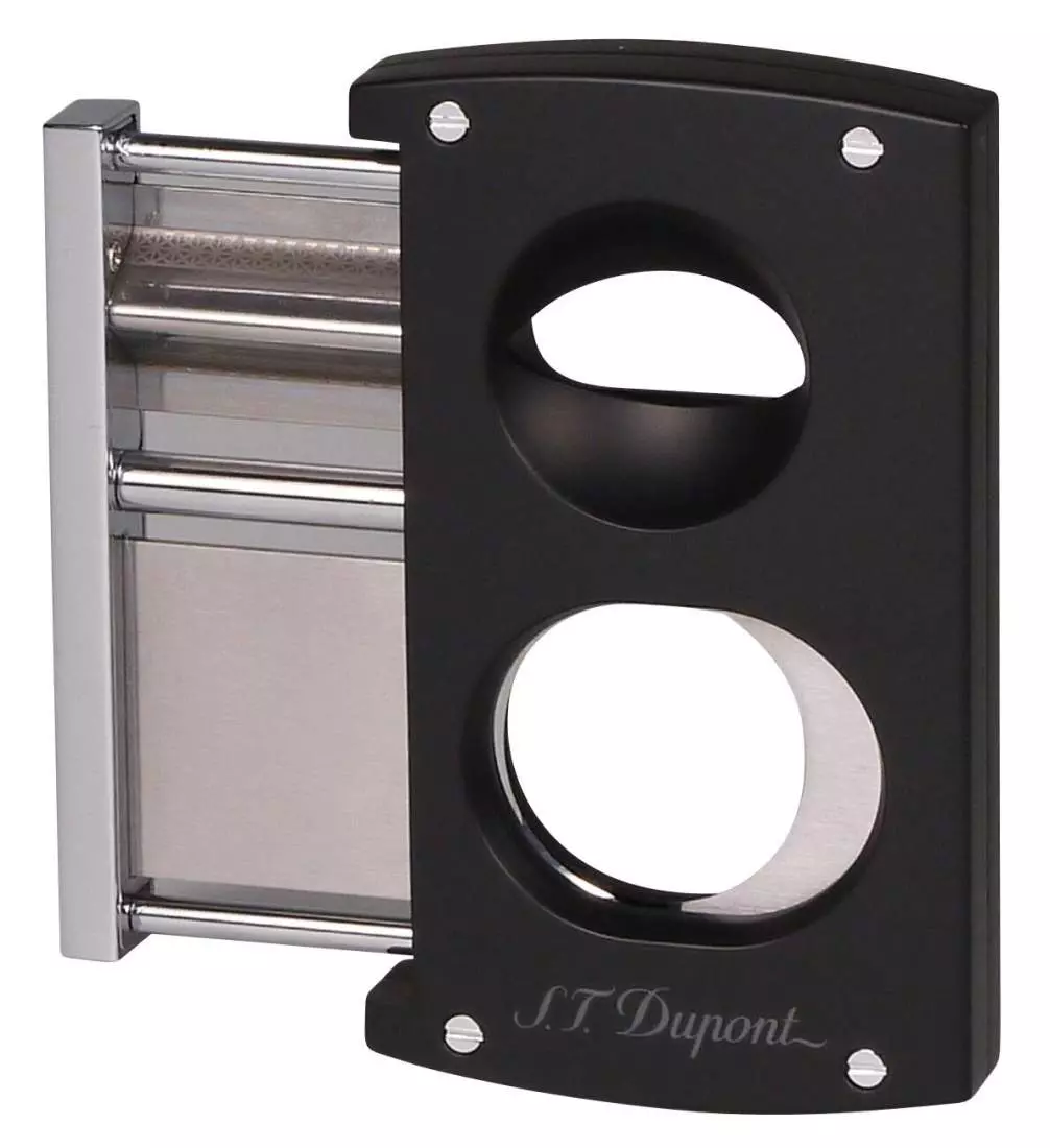 Produktbild: S.T. Dupont 2-in-1 Cutter schwarz offen