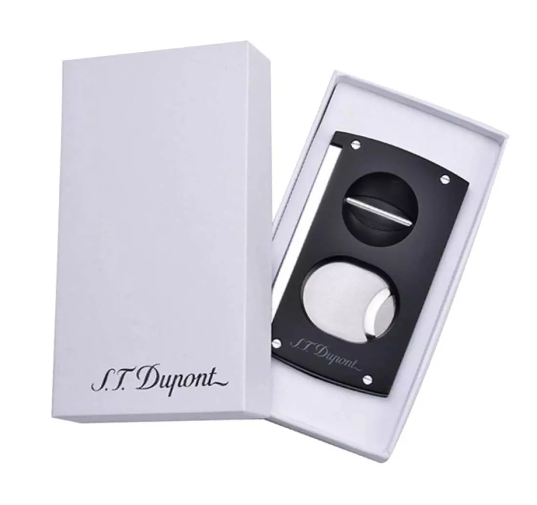 Produktbild: S.T. Dupont 2-in-1 Cutter schwarz Verpackung