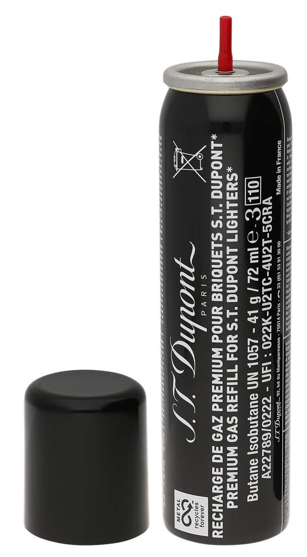 Produktbild: S.T. Dupont Premium-Feuerzeug-Gas schwarz 75ml