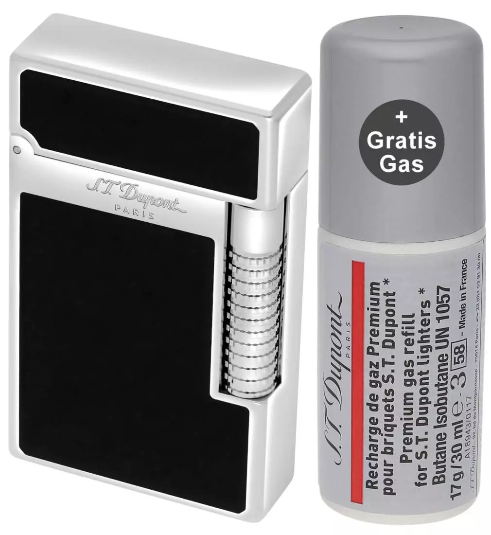 Artikelbild: S.T. Dupont Le Grand Feuerzeug Kombiflamme Chinalack schwarz 23010 Produktbild: S.T. Dupont Le Grand Feuerzeug Kombiflamme Chinalack schwarz 23010