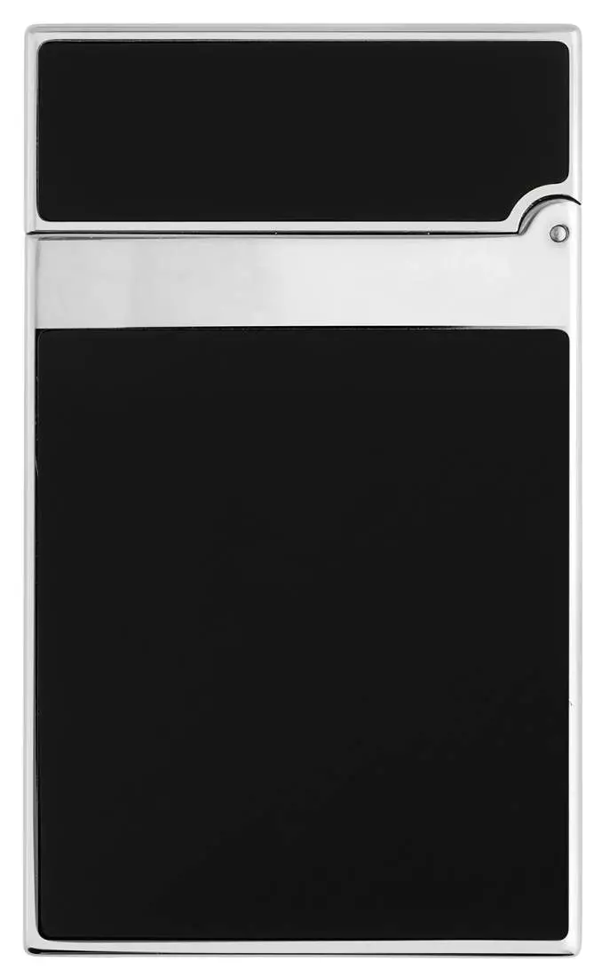 Produktbild: S.T. Dupont Feuerzeug Ligne 2 Palladium schwarz hinten
