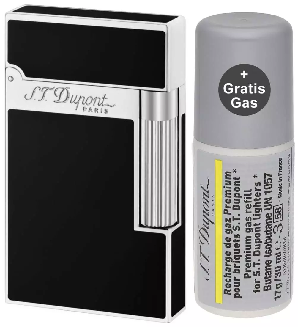 Produktbild: S.T. Dupont Feuerzeug Ligne 2 Palladium schwarz 16296