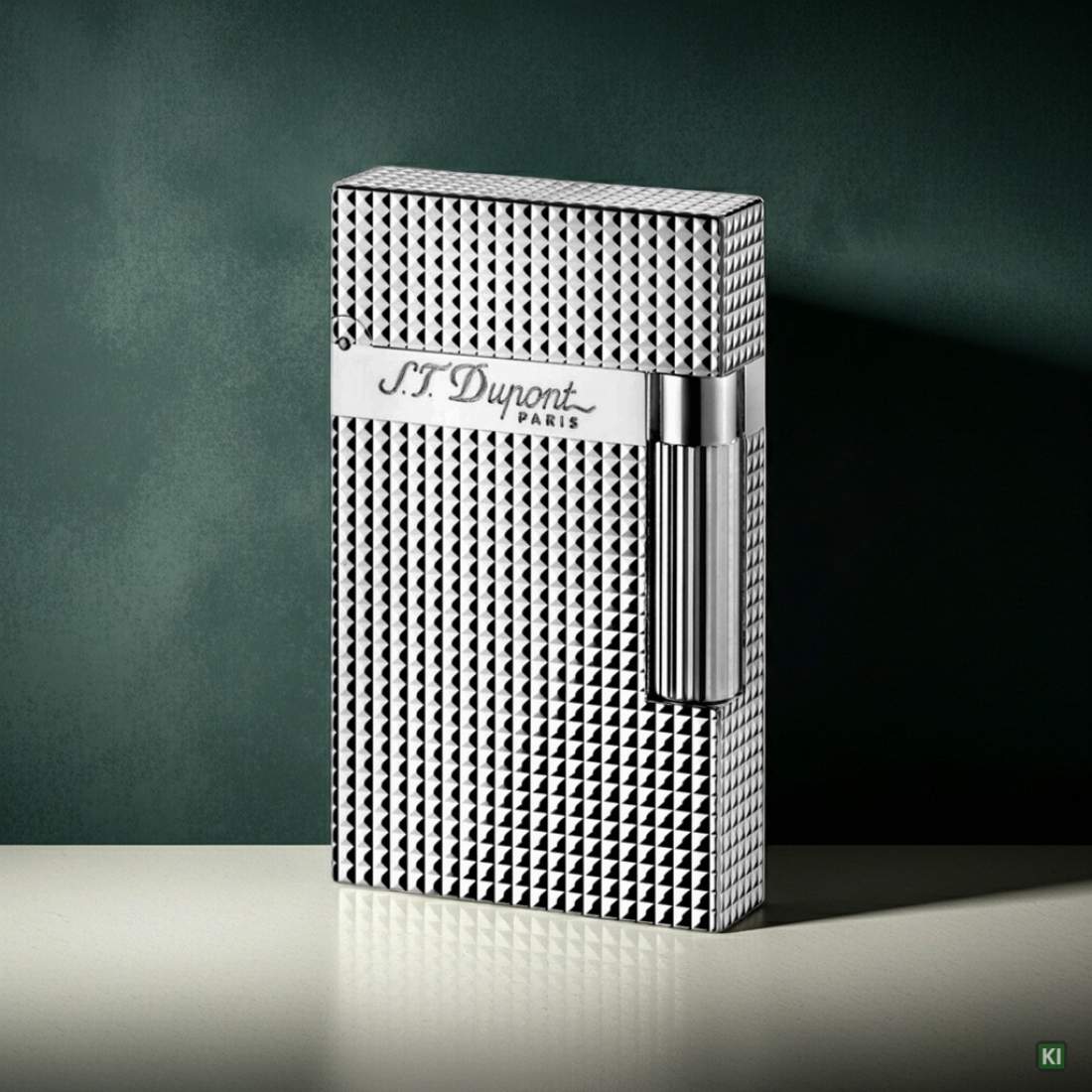 Produktbild: S.T. Dupont Ligne 2 silber Carrè 16184 Feuerzeug