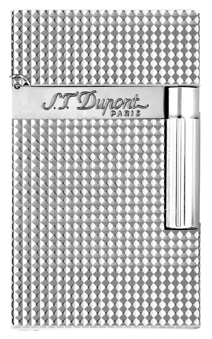 Produktbild: S.T. Dupont Feuerzeug Ligne 2 silber Carrè 16184 vorne