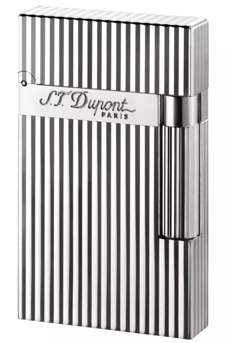 Produktbild: S.T. Dupont Ligne 2 silber guillochiert 16817