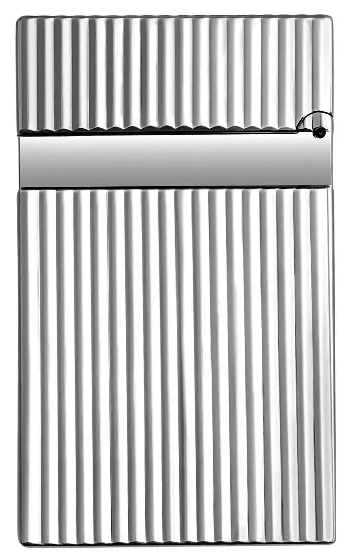 Produktbild: S.T. Dupont Ligne 2 silber guillochiert 16817 hinten