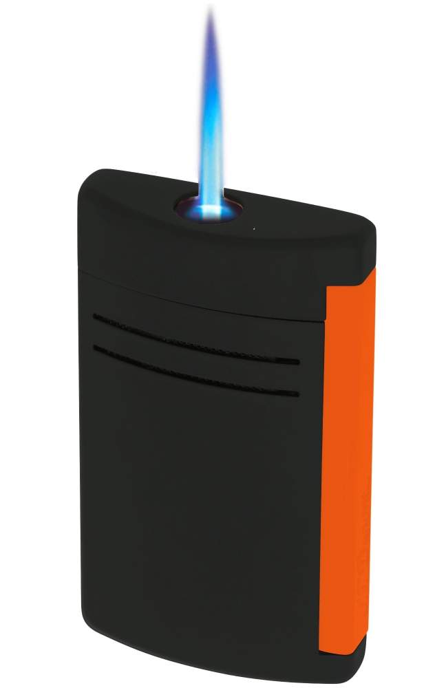 S.T. Dupont MaxiJet Fluo orange schwarz matt Feuerzeug