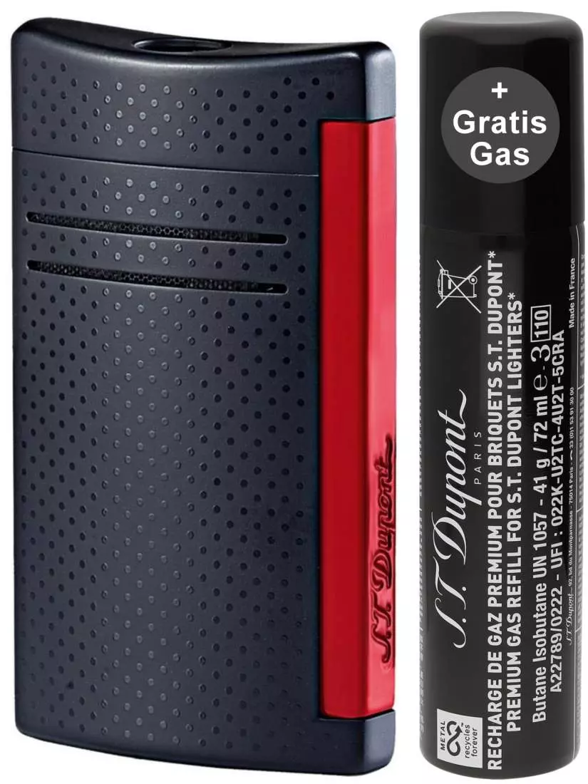 Produktbild: S.T. Dupont MaxiJet schwarz rot 020160N Feuerzeug
