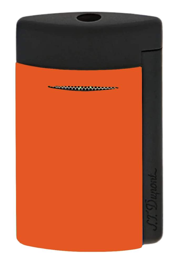 S.T. Dupont MiniJet 3 Fluo orange schwarz matt  Feuerzeug
