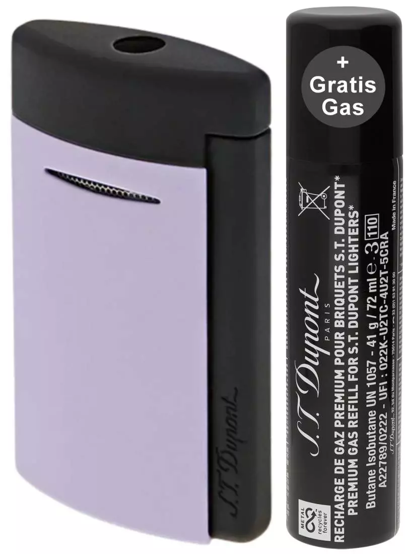 Artikelbild: S.T. Dupont Feuerzeug MiniJet 3 Purple schwarz 010865 Produktbild: S.T. Dupont Feuerzeug MiniJet 3 Purple schwarz 010865