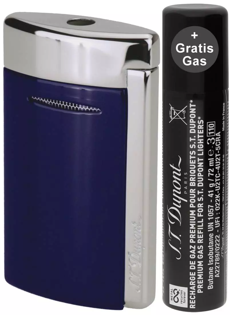 Artikelbild: S.T. Dupont Feuerzeug MiniJet 3 Navy blau 010811 Produktbild: S.T. Dupont Feuerzeug MiniJet 3 Navy blau 010811