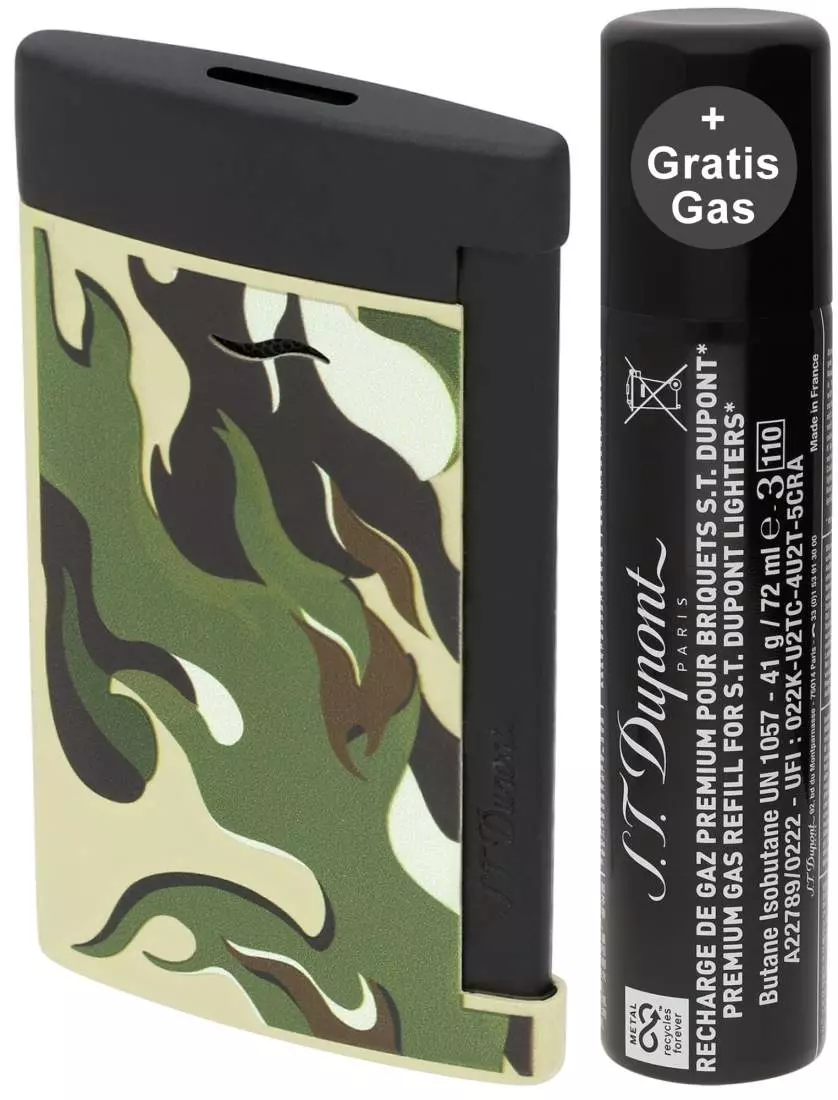 Produktbild: S.T. Dupont Slim 7 Camo Green Black 027750G