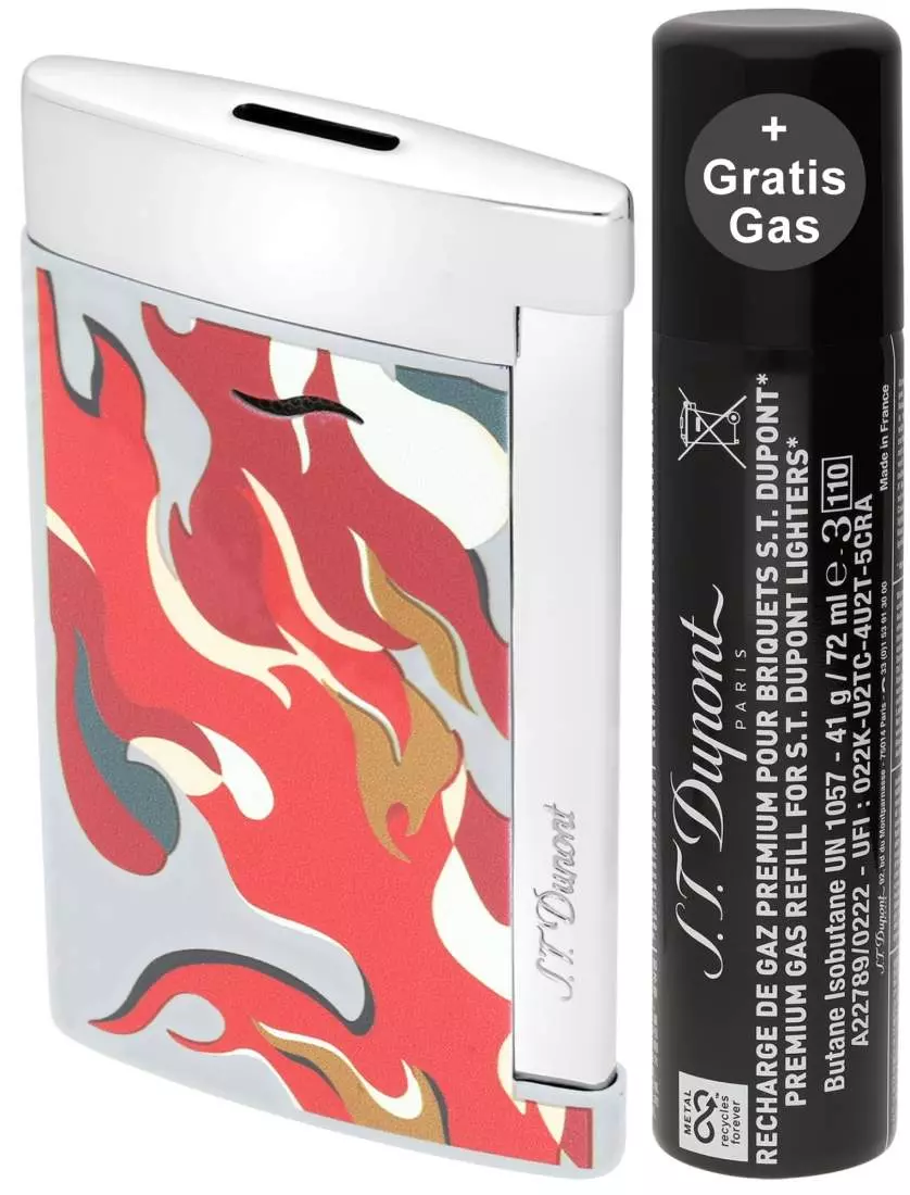 Produktbild: S.T. Dupont Slim 7 Camo Red Chrome 0277551