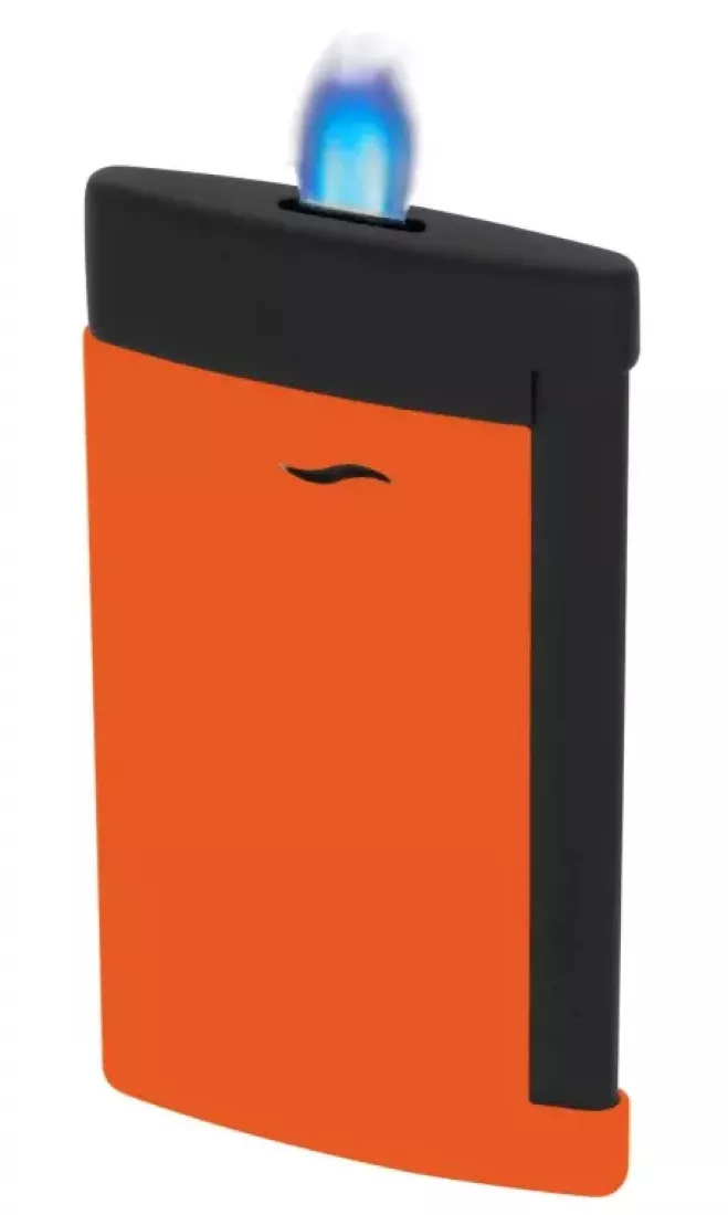 Produktbild: S.T. Dupont Feuerzeug Slim 7 Fluo orange schwarz