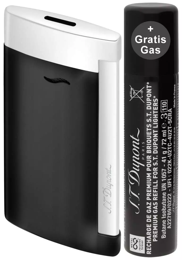 Produktbild: S.T. Dupont Feuerzeug Slim 7 Jet-Flamme schwarz 027700