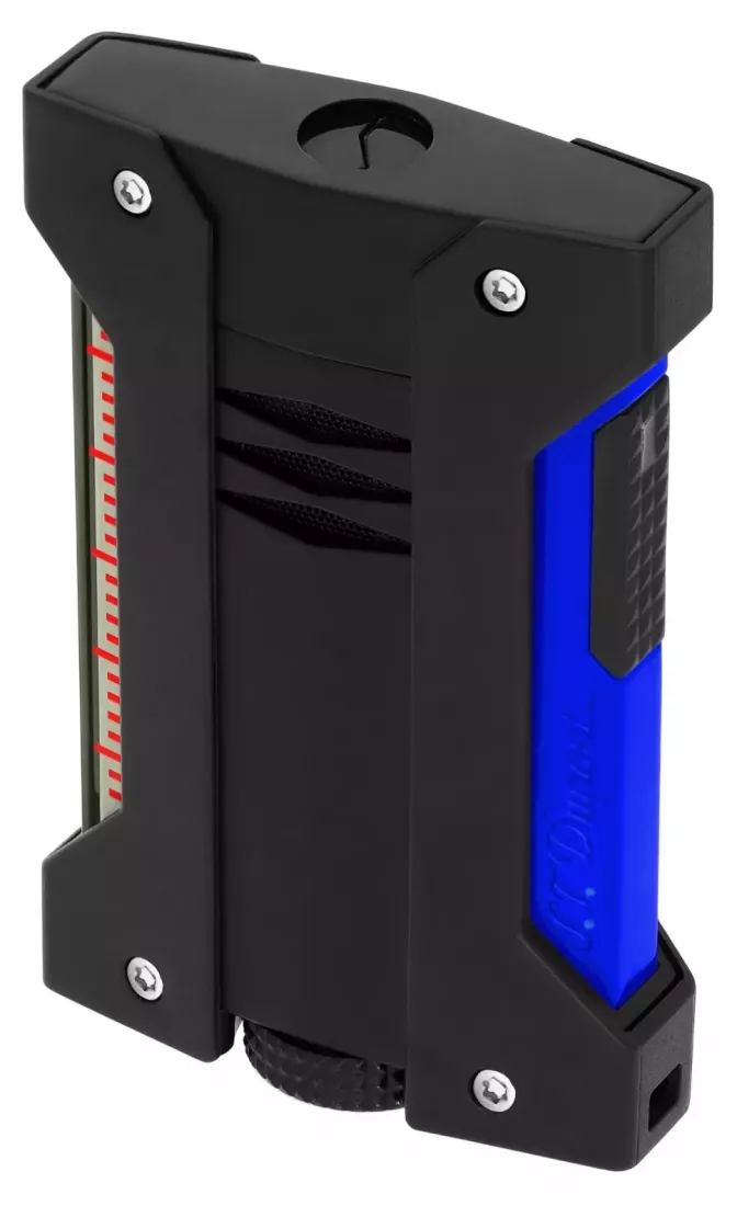 Produktbild: S.T. Dupont Feuerzeug Defi Extreme Fluo blau schwarz
