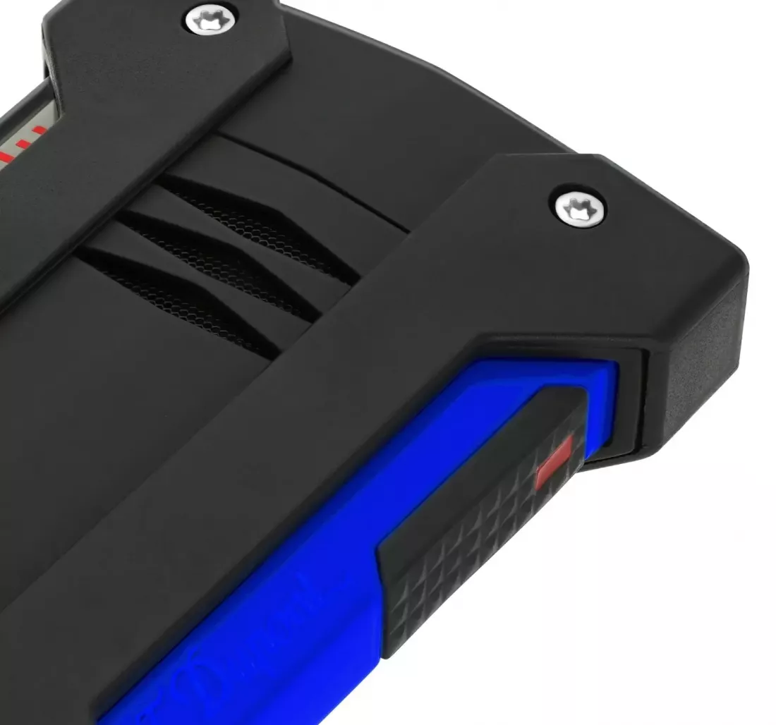 Produktbild: S.T. Dupont Feuerzeug Defi Extreme Fluo blau schwarz
