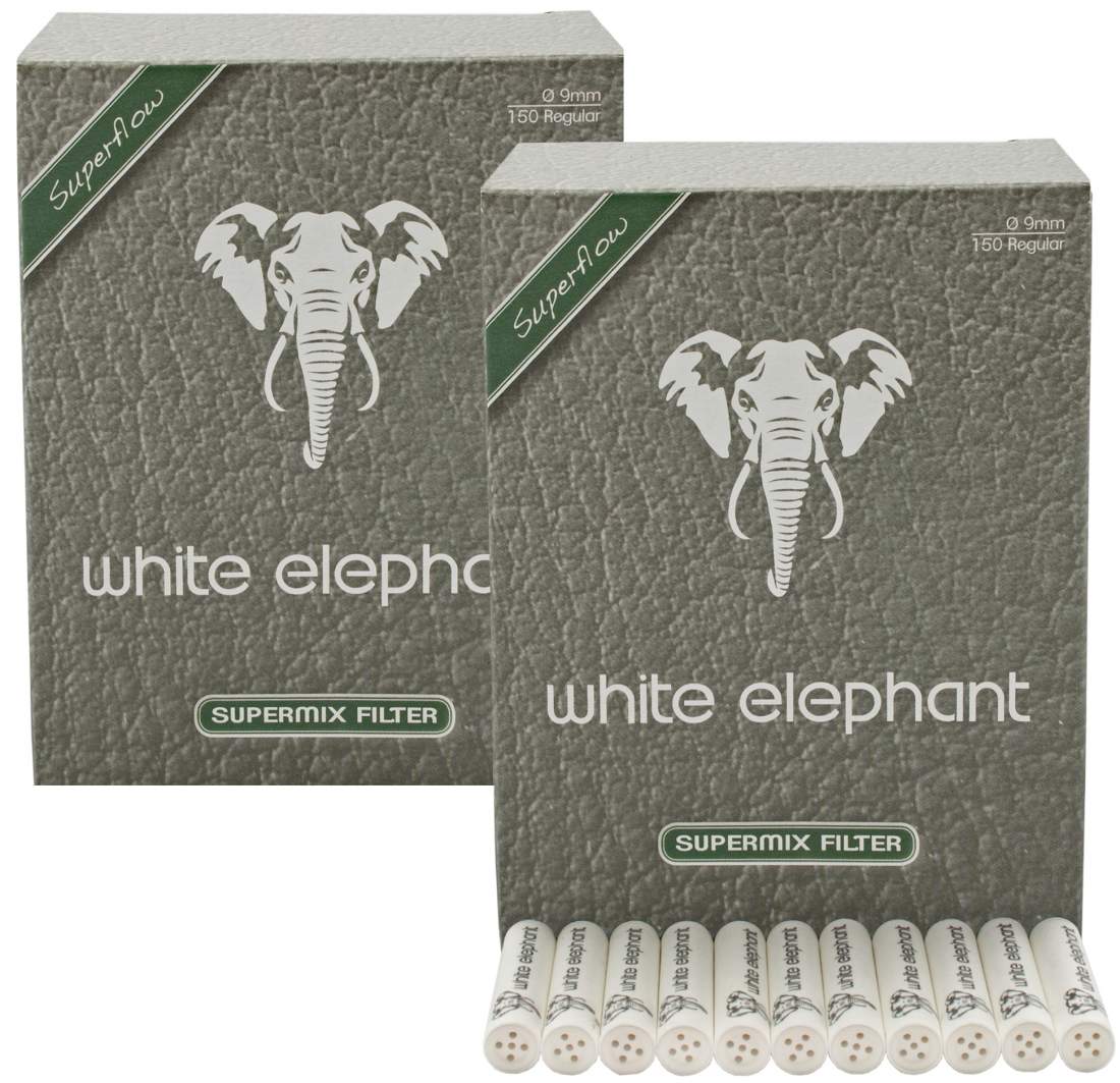 Produktbild: Pfeifenfilter White Elephant 9mm Supermix Superflow