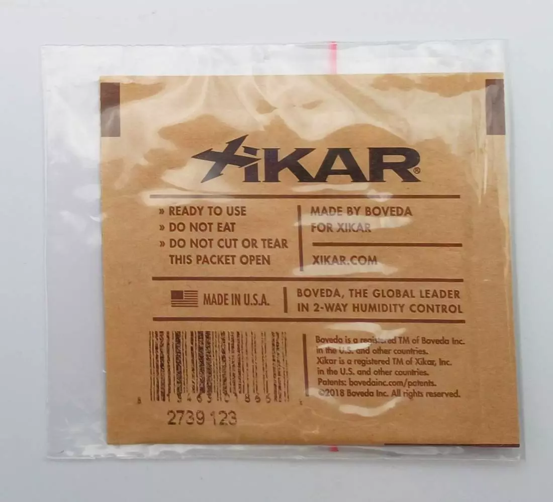Produktbild: Xikar Boveda 6er-Set 69% 8g verpackt hinten