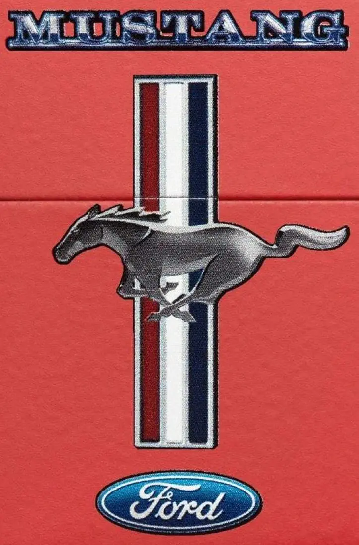 Produktbild: Zippo 60003580 Ford Mustang Red Matte Color Image Frontmotiv
