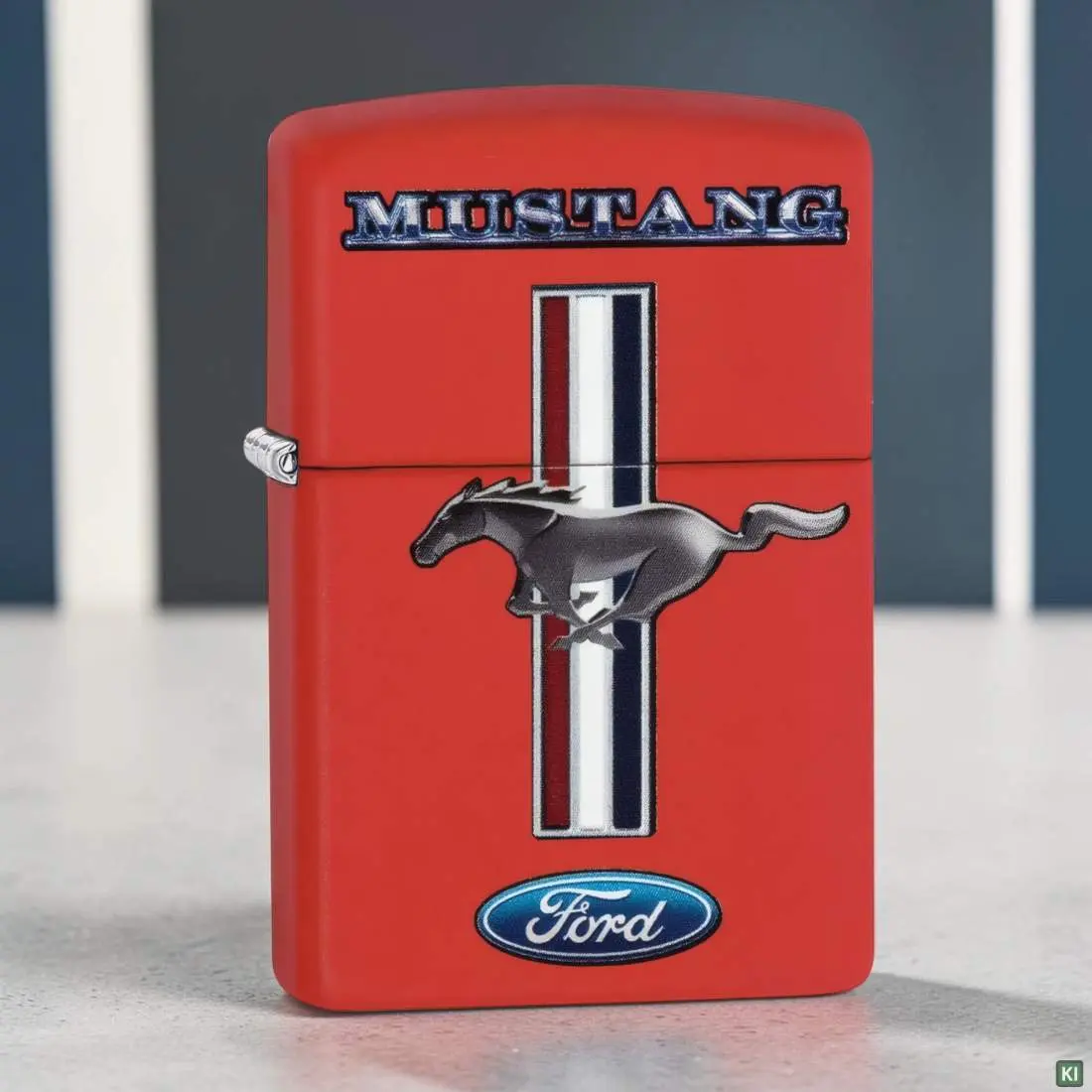 Produktbild: Zippo 60003580 Ford Mustang Red Matte Color Image Szene