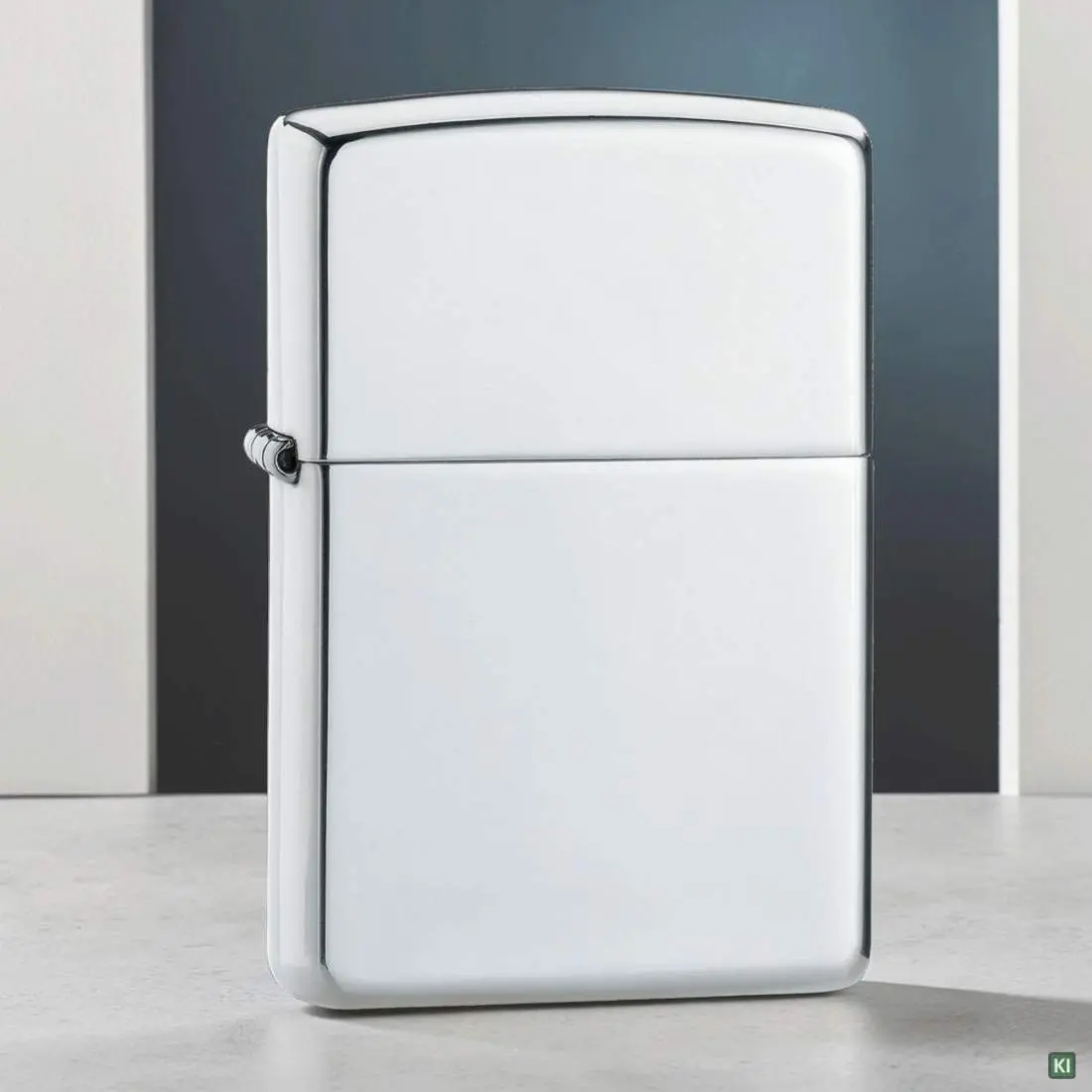 Produktbild: Zippo 60006080 High Polish Sterling Silver Armor Case seitlich