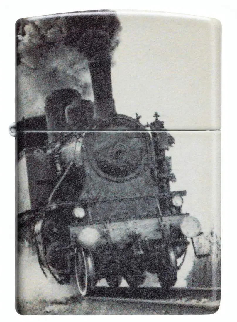 Produktbild: Zippo 60007825 Vintage Train Dampflokomotive 540° Color 540° Matte Frontansicht