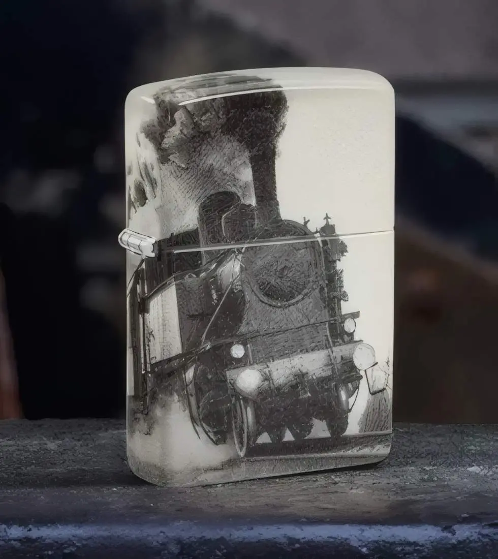 Produktbild: Zippo 60007825 Vintage Train Dampflokomotive 540° Color 540° Matte Szene