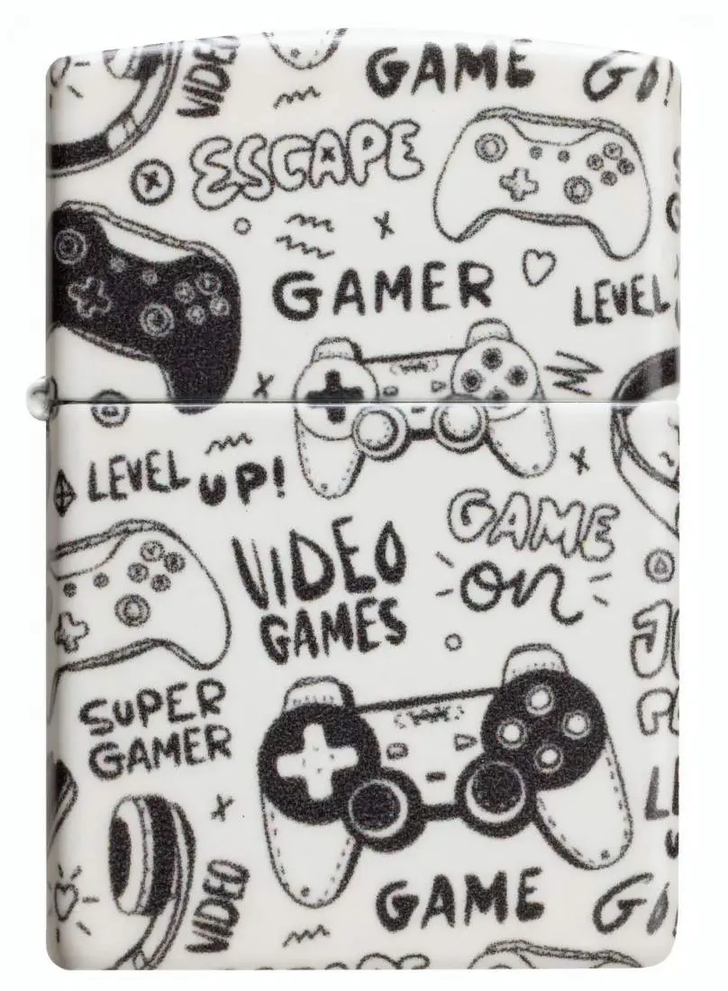Produktbild: Zippo 60007827 Super-Gamer 540° Games Pattern 540° Matte Frontansicht