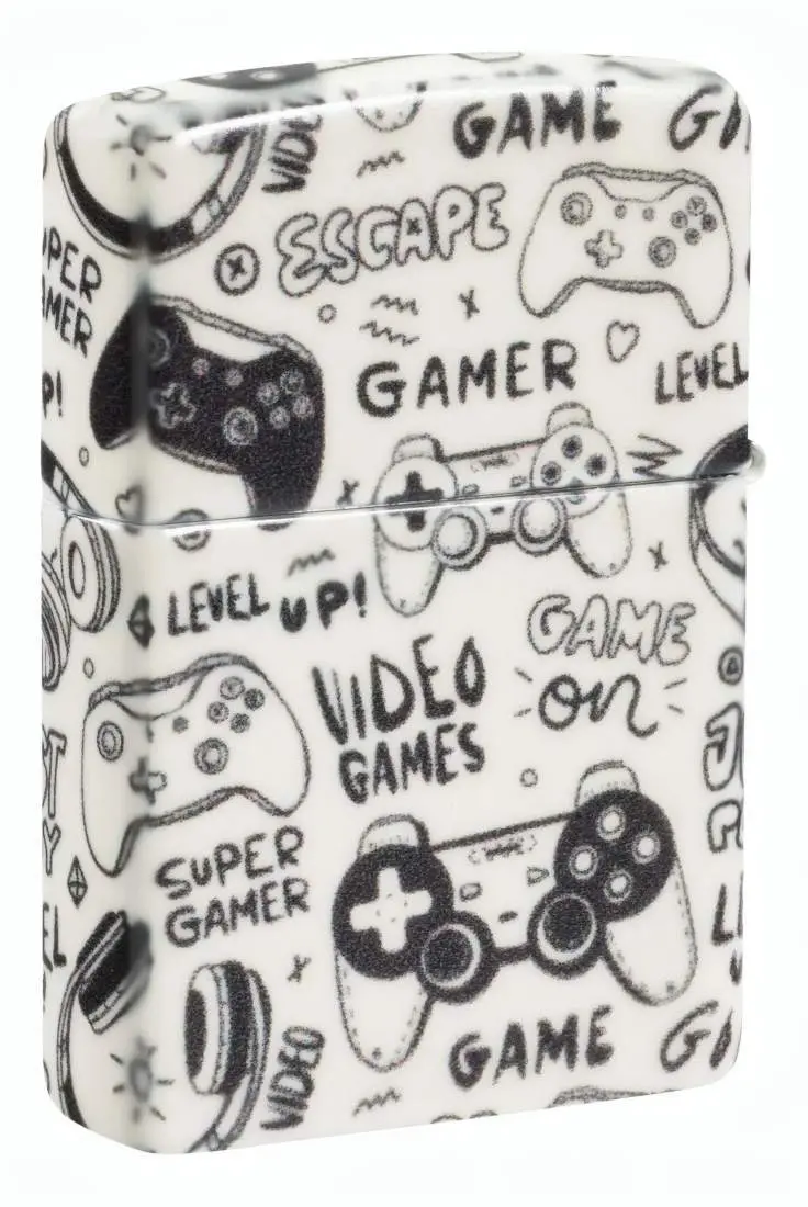 Produktbild: Zippo 60007827 Super-Gamer 540° Games Pattern 540° Matte Rückseite