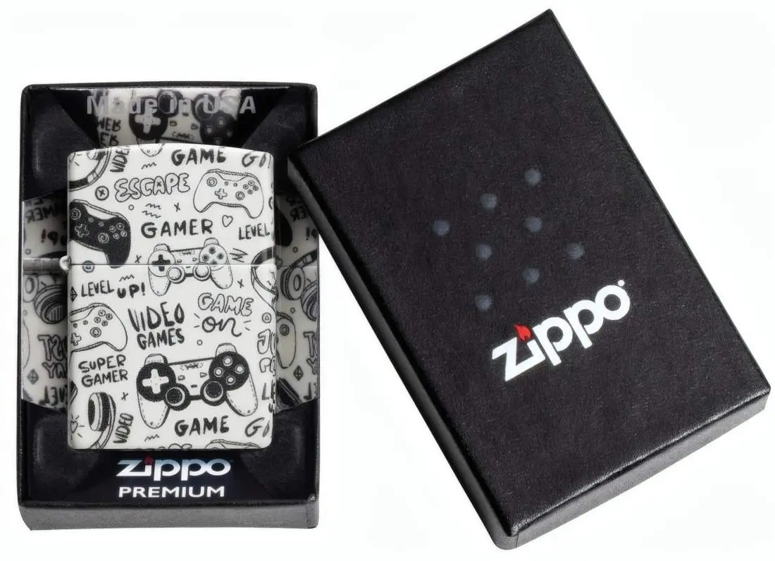 Produktbild: Zippo 60007827 Super-Gamer 540° Games Pattern 540° Matte Verpackung