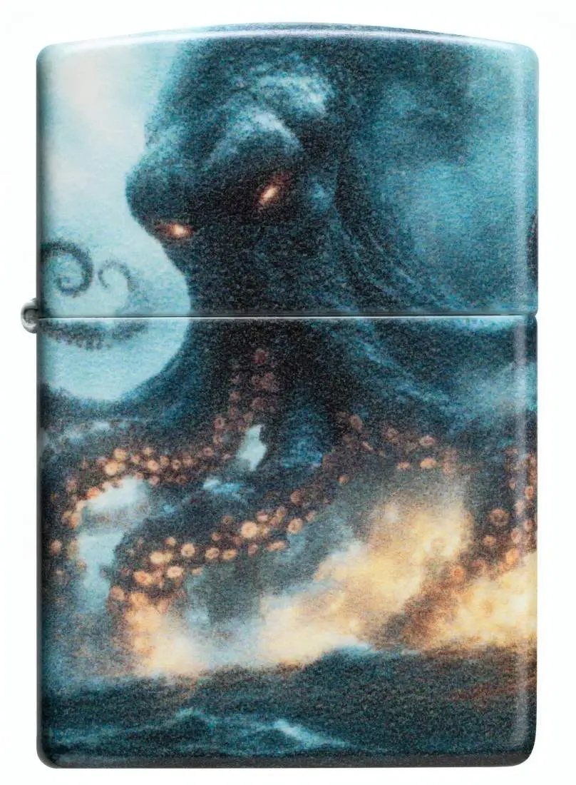 Produktbild: Zippo 60007832 Kraken-Angriff 540° Color mit riesigem Kraken Frontansicht