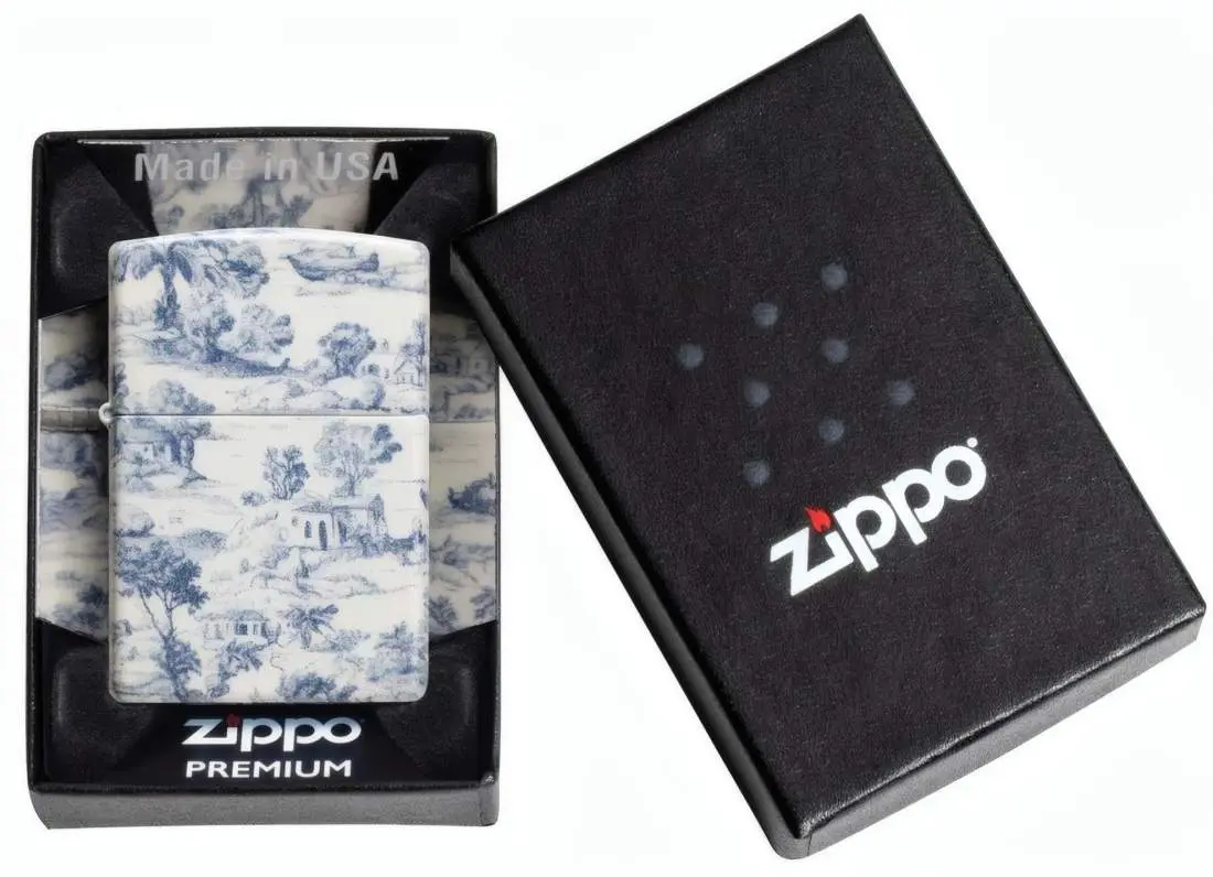 Produktbild: Zippo 60007833 Landscape Pattern 540° Cottage-Landhaus 540 Matte Verpackung
