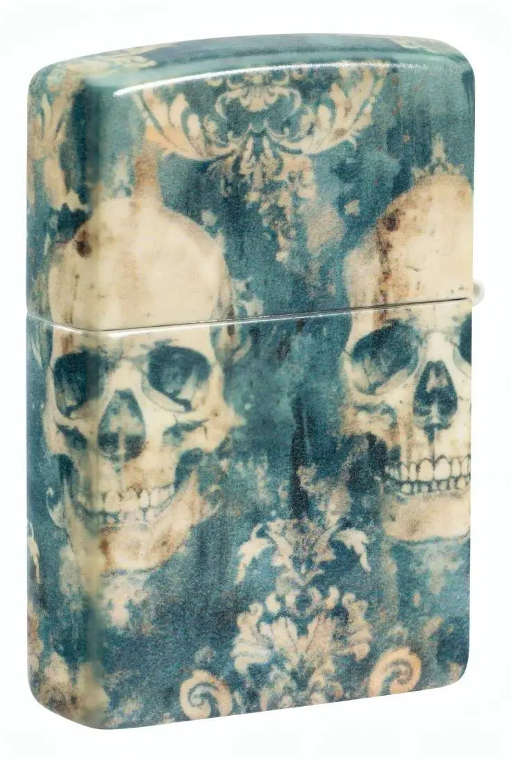 Produktbild: Zippo 60007834 Spooky Skulls 540 Color 540 Matte Rückseite