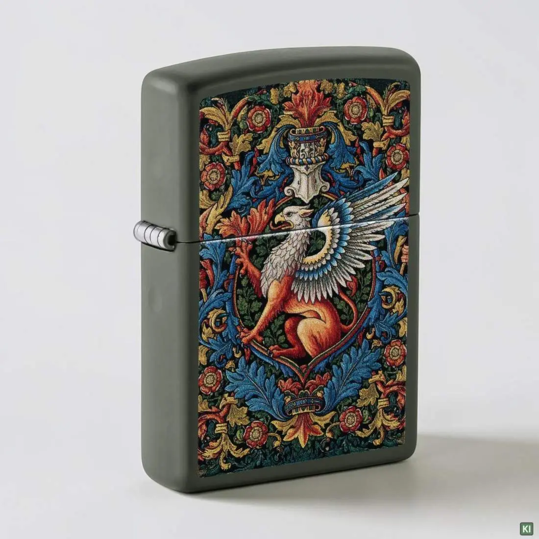 Produktbild: Zippo 60007851 Green Matte Mythical Creature Szene