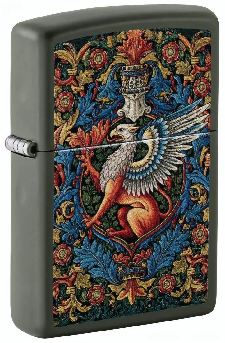 Produktbild: Zippo 60007851 Green Matte Mythical Creature Benzinfeuerzeug