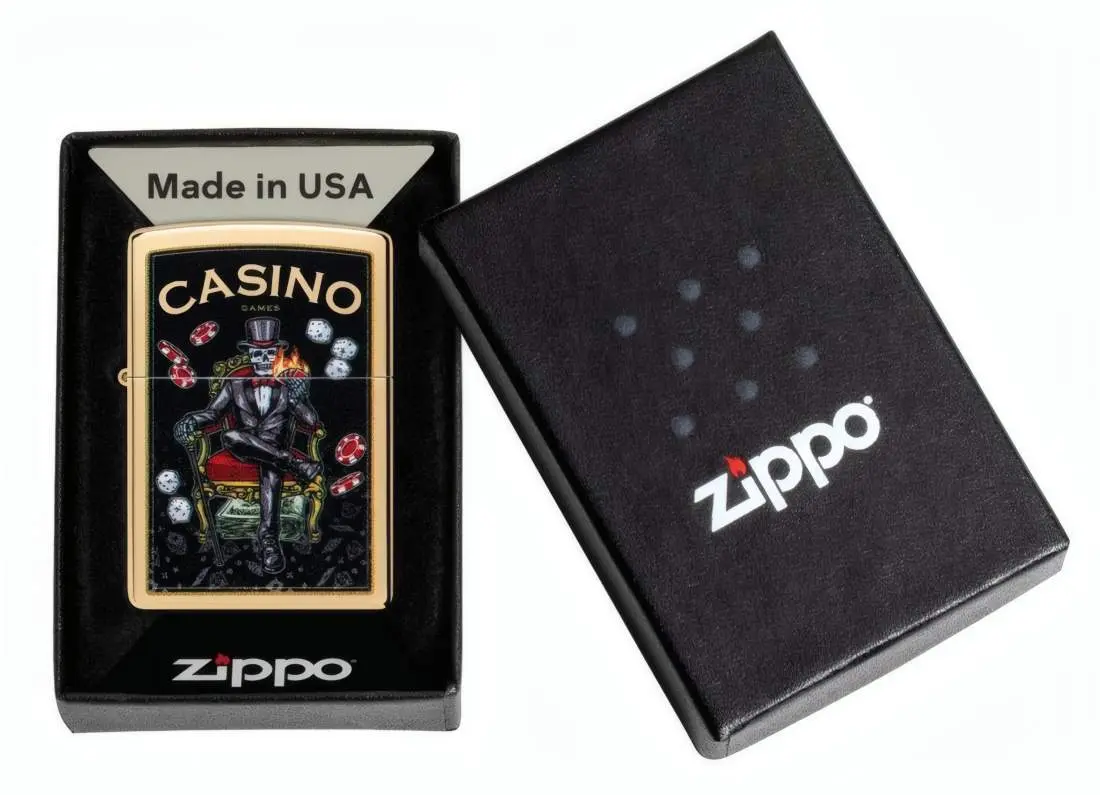 Produktbild: Zippo 60007862 Casino Games Verpackung