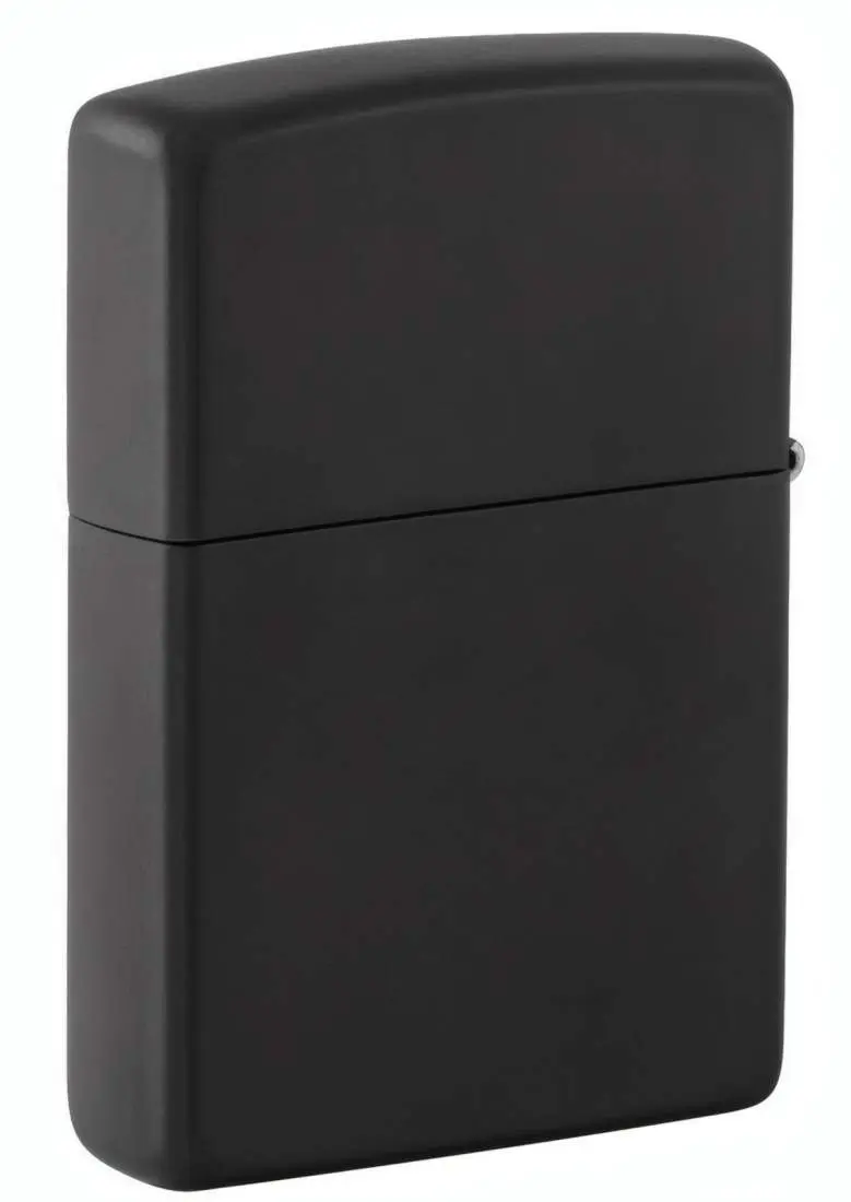 Produktbild: Zippo 60007866 Black Matte Color Eye mit blauem Auge Rückseite