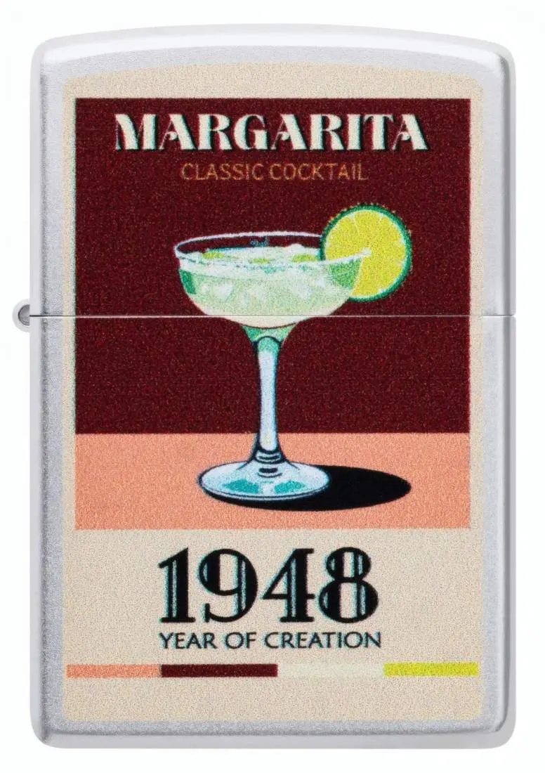 Produktbild: Zippo 60007875 Margarita 1948 Satin Chrome Color Image Frontansicht